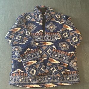 Wrangler XL kids pull over fleece